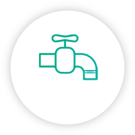 picto représentant du tartre dans un robinet